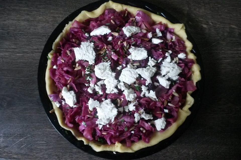 Heikes Rotkohl-Tarte