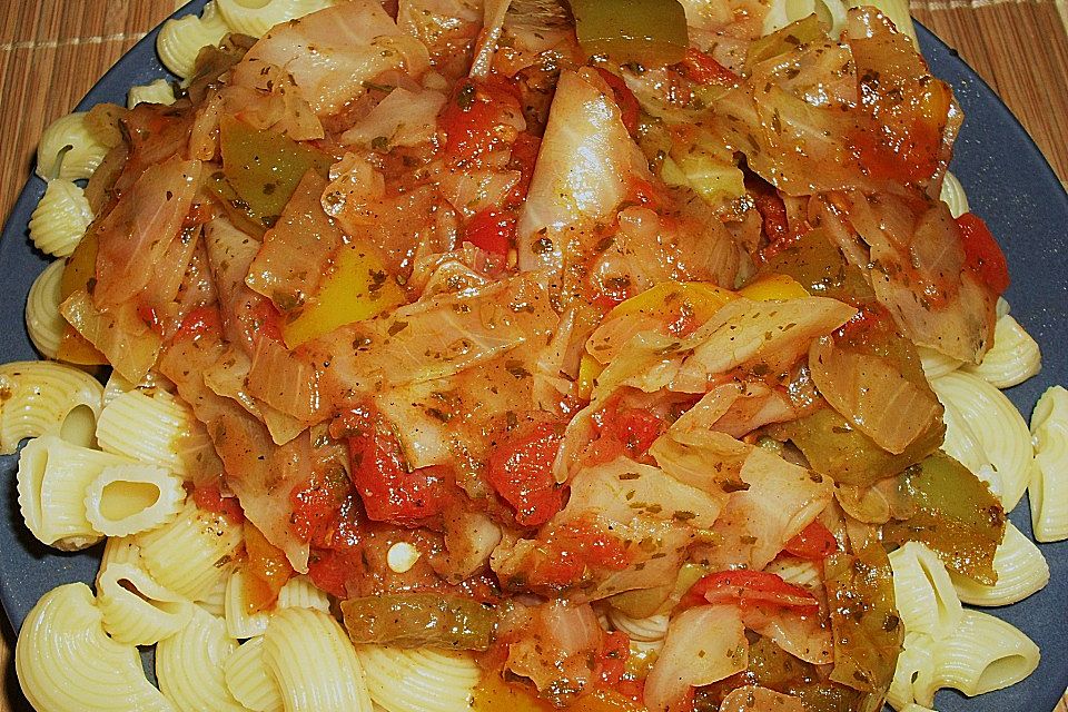 Paprika - Kraut Gulasch