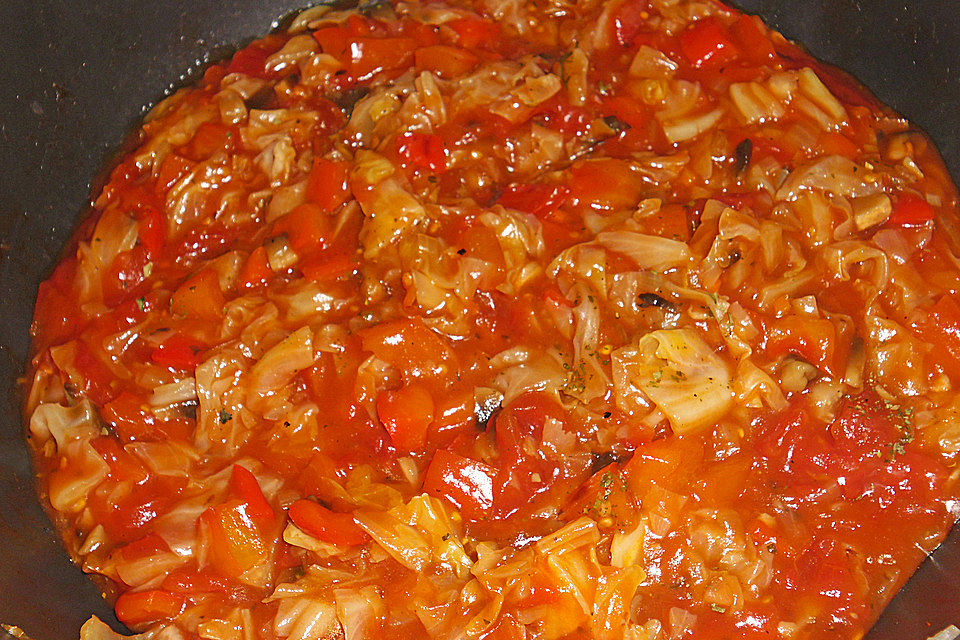 Paprika - Kraut Gulasch