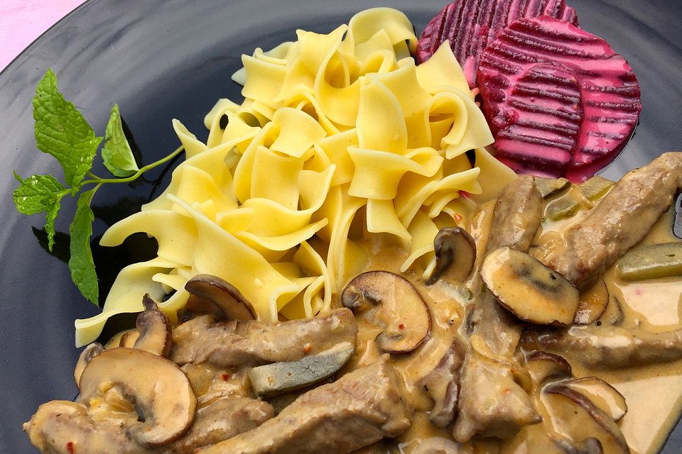 Boeuf Stroganoff de Luxe