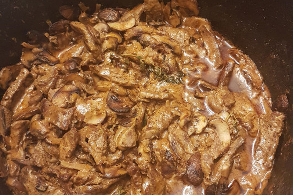 Boeuf Stroganoff de Luxe