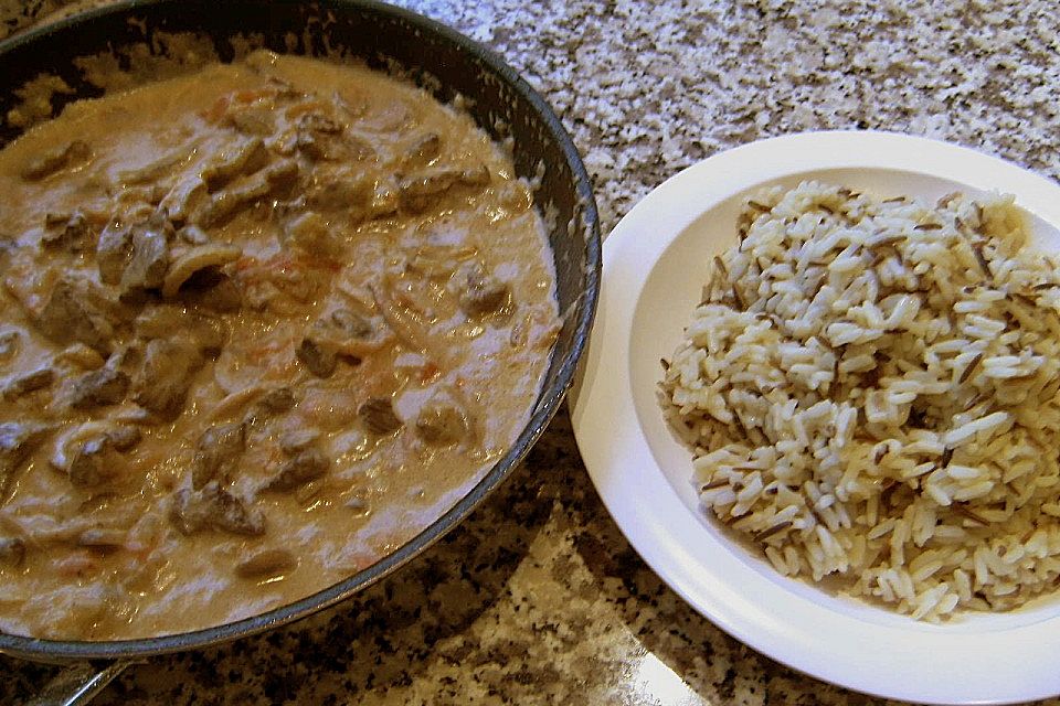 Boeuf Stroganoff de Luxe