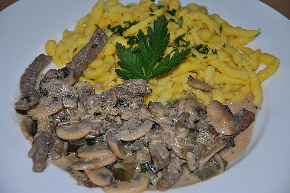 Boeuf Stroganoff de Luxe