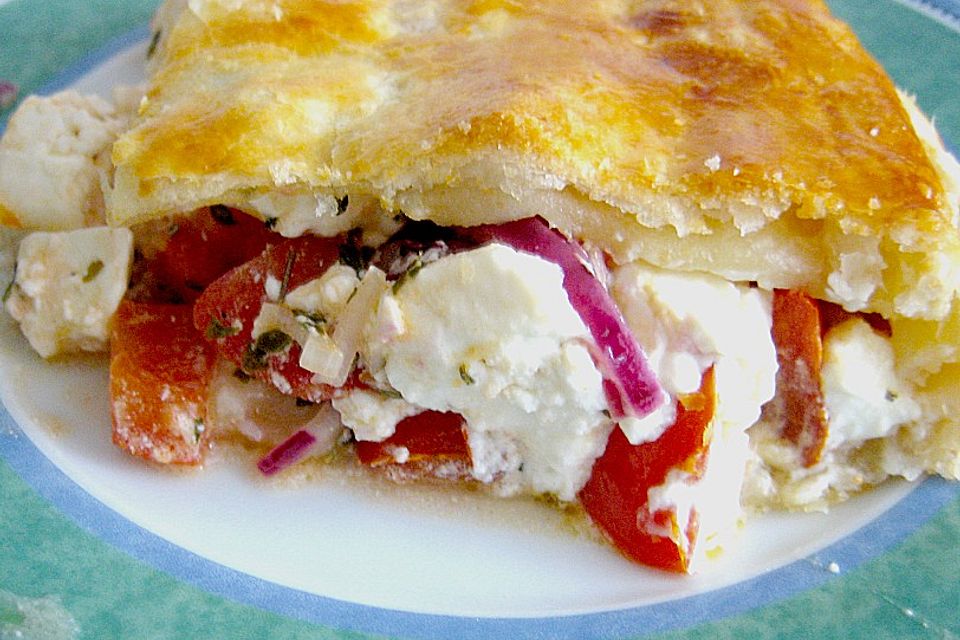 Schafskäse - Tomaten - Pita