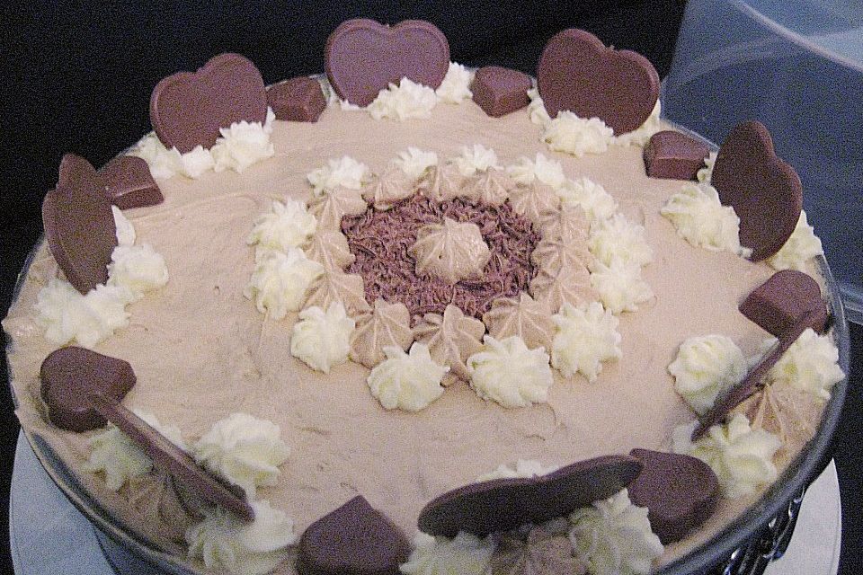 Milka - Torte mit Bananen