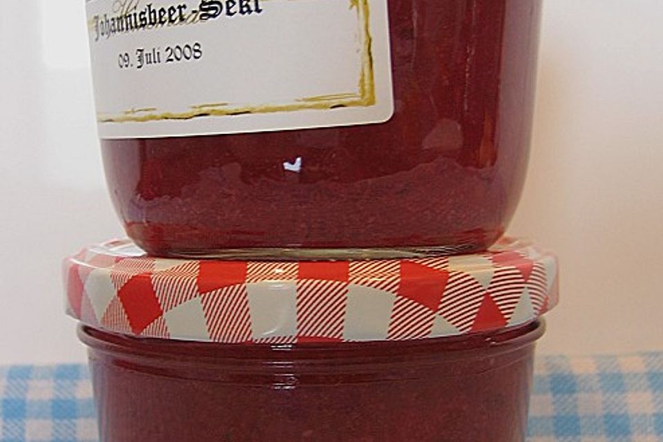 Johannisbeer-Prosecco-Marmelade