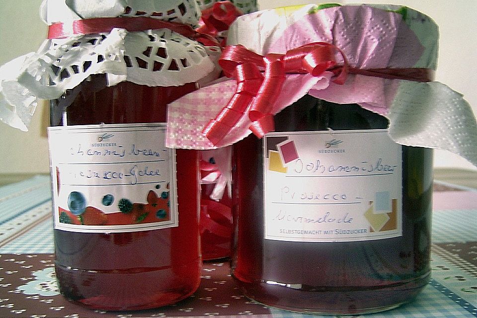 Johannisbeer-Prosecco-Marmelade