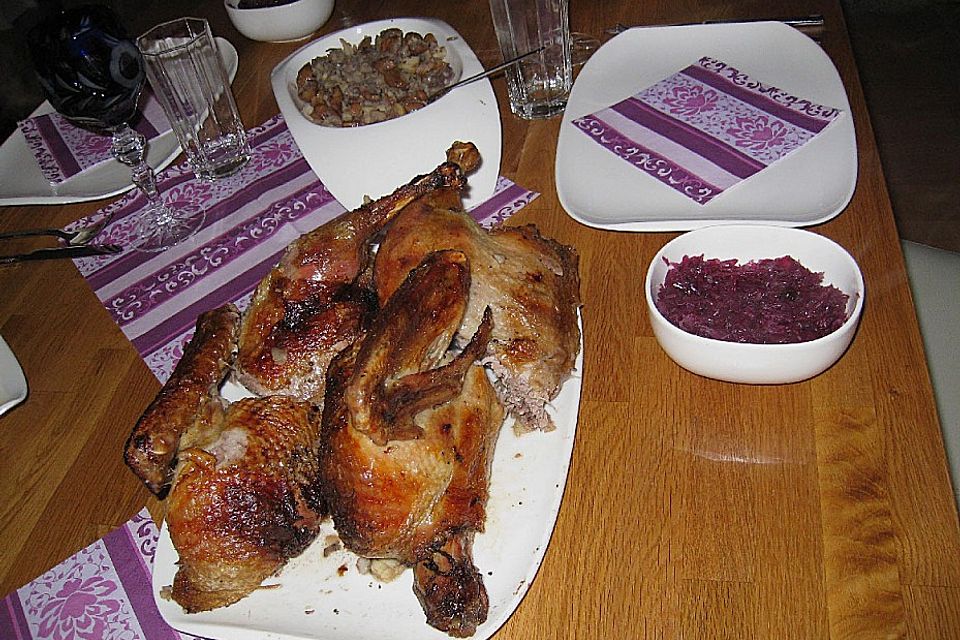 Gänsebraten