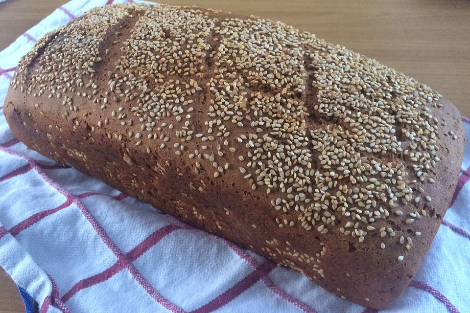 Mehrkornbrot mit Sauerteig