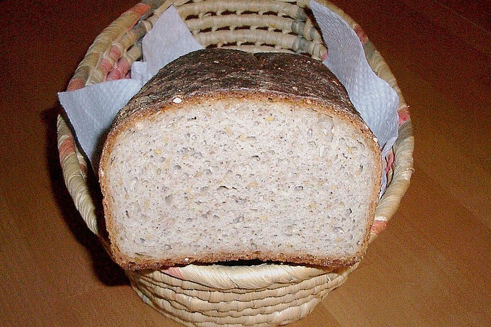 Mehrkornbrot mit Sauerteig