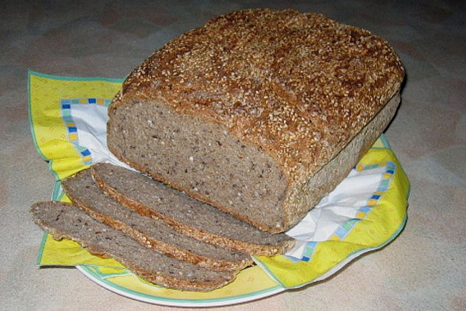 Mehrkornbrot mit Sauerteig