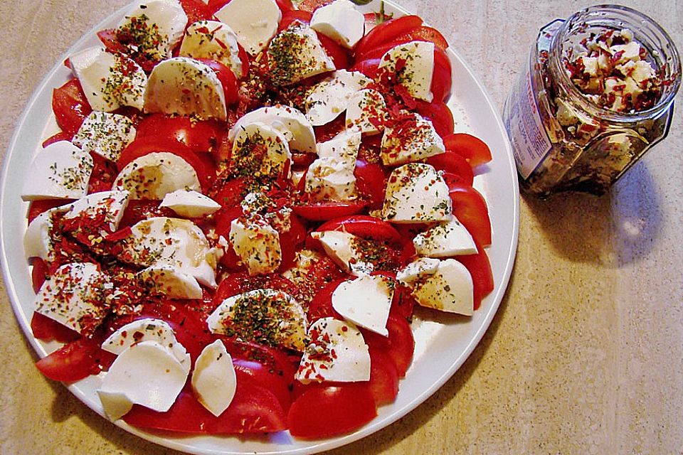 Tomaten mit  Mozzarella