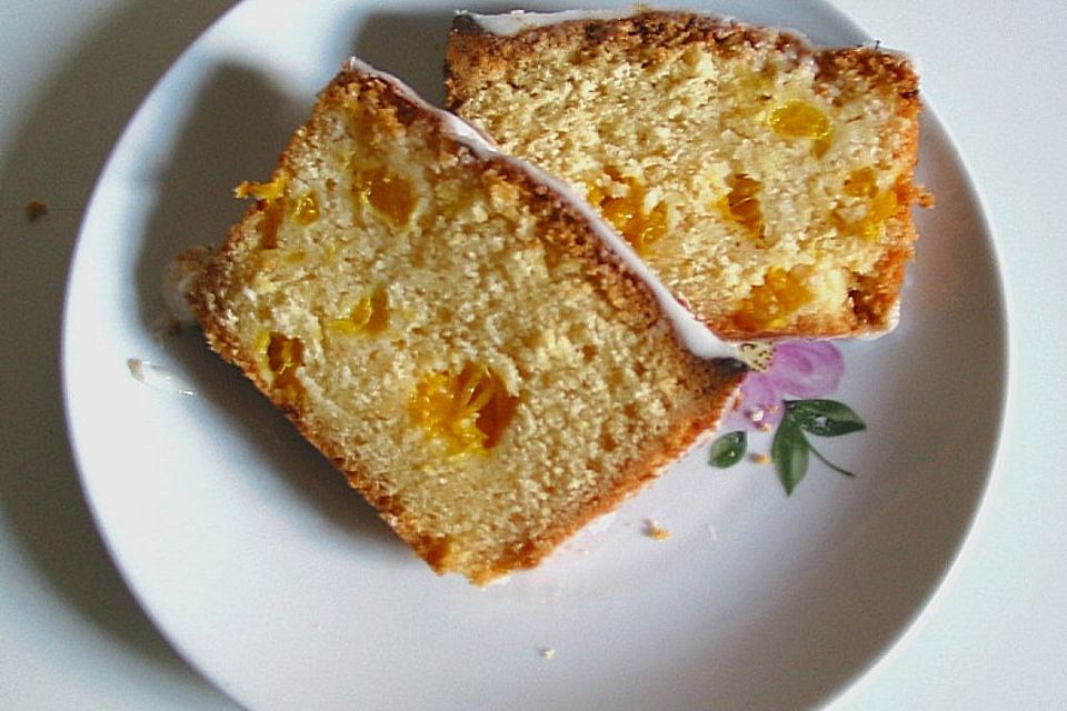 Orangen - Napfkuchen mit Zuckerguss