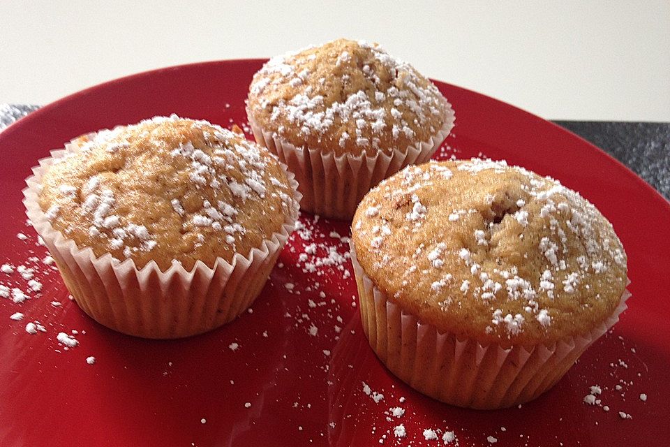 Bananen - Walnuss - Muffins