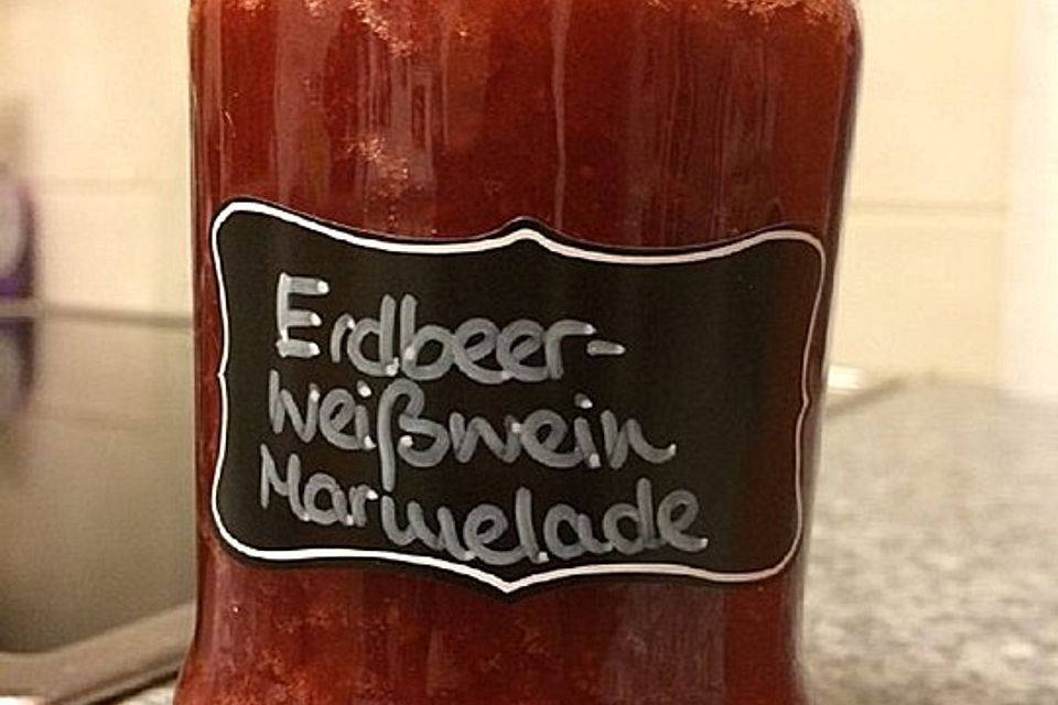 Erdbeer - Sekt - Marmelade