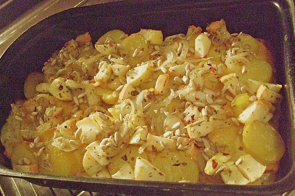 Kartoffel - Steckrüben - Gratin