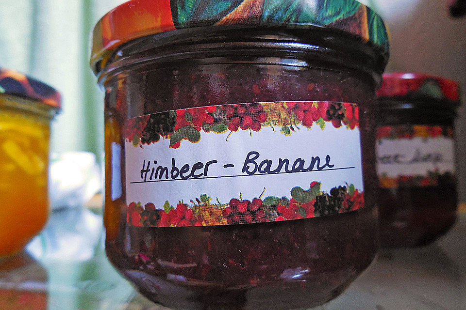 Himbeer - Bananen - Marmelade