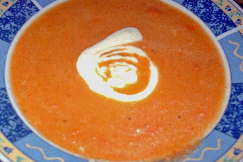 Pikant - scharfe Möhrensuppe