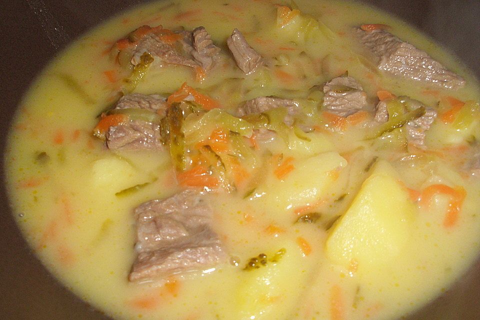 Gurkensuppe aus Polen