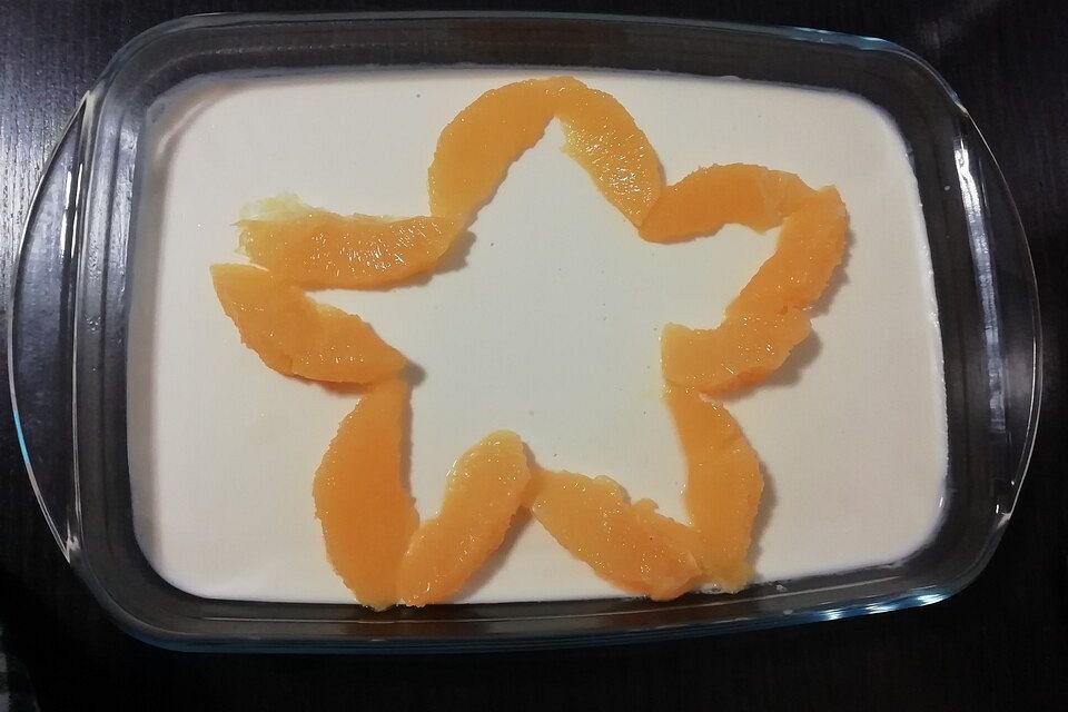 Orangen Panna Cotta