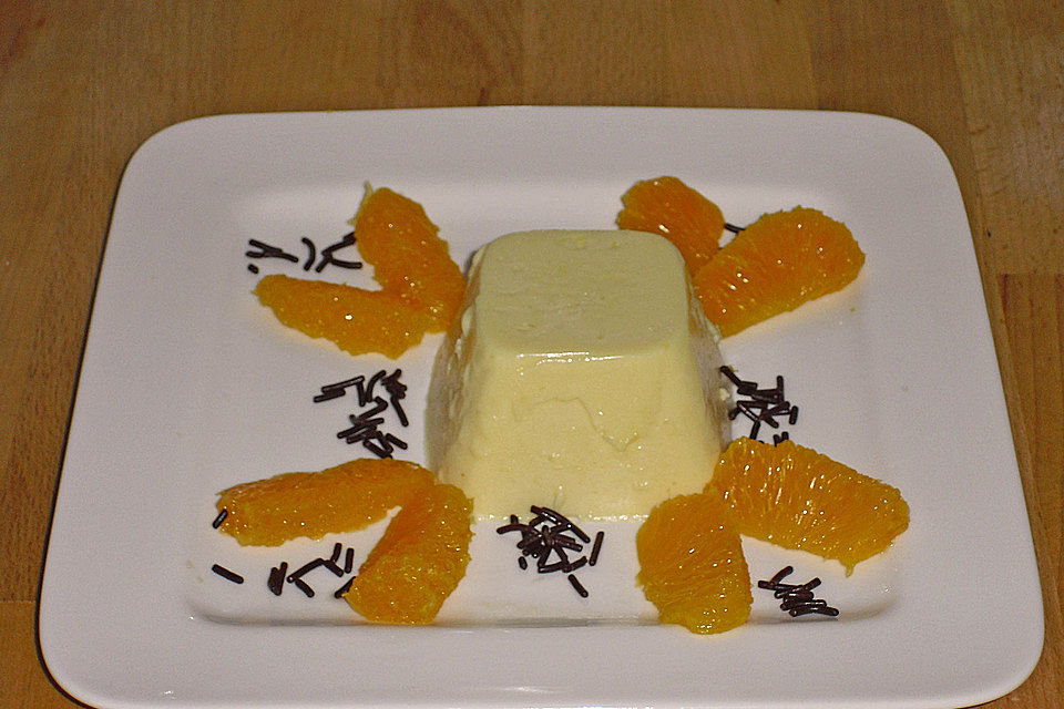 Orangen Panna Cotta