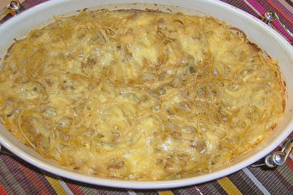 Thunfisch - Spaghetti - Auflauf