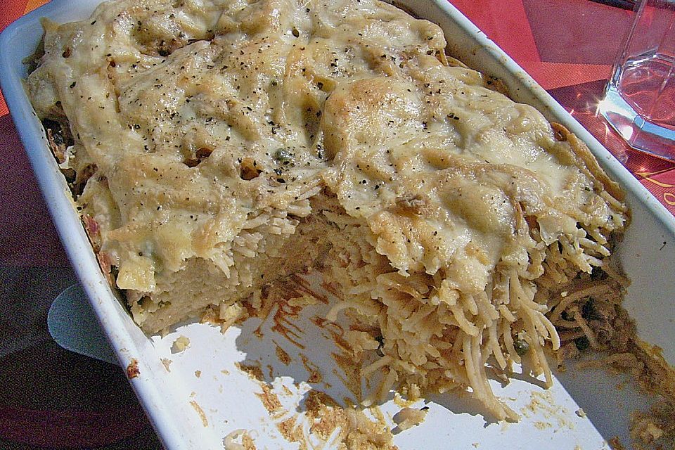 Thunfisch - Spaghetti - Auflauf