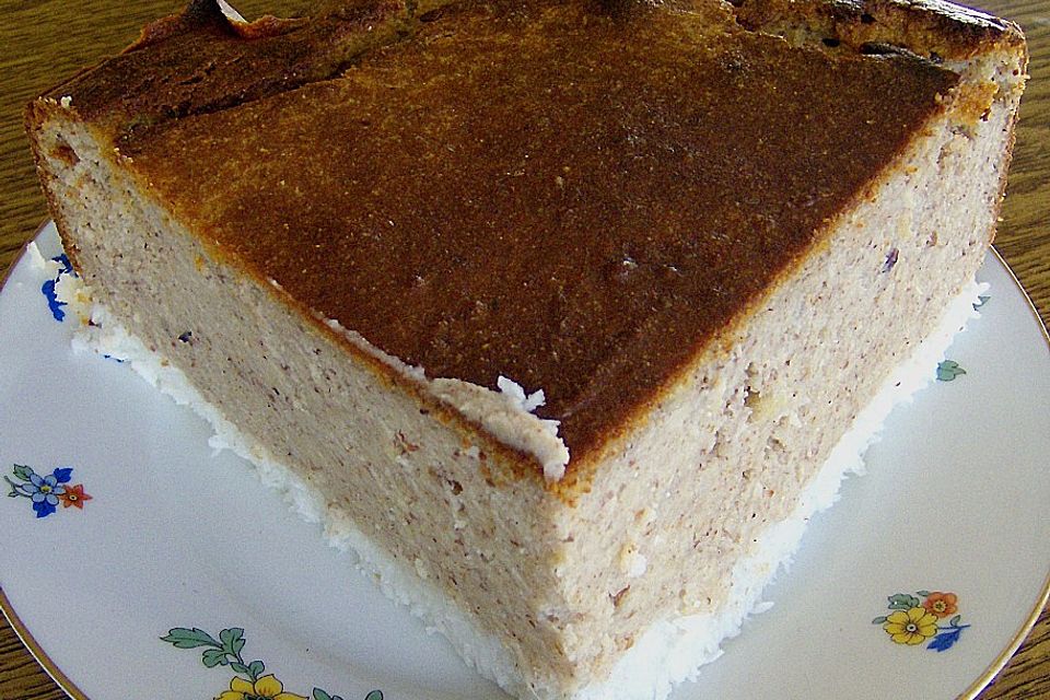 Quark - Nuss - Kuchen