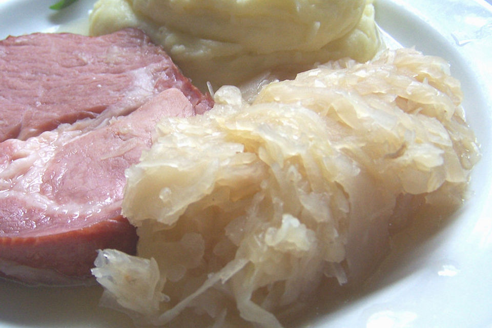 Kasseler mit Sauerkraut