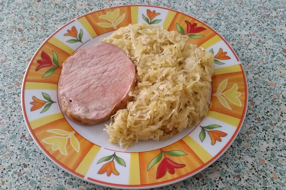 Kasseler mit Sauerkraut