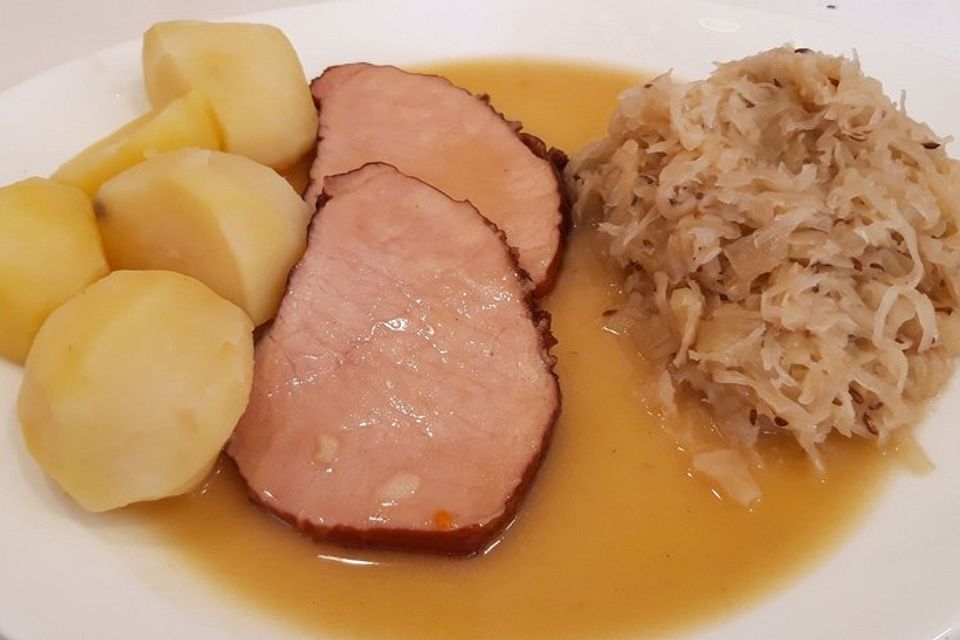 Kasseler mit Sauerkraut