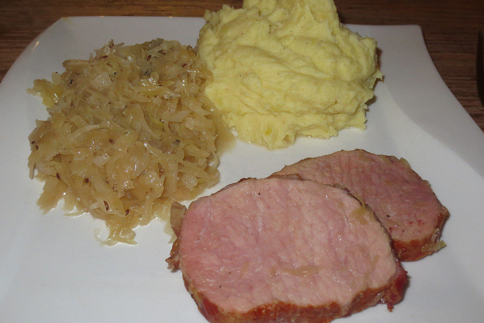 Kasseler mit Sauerkraut