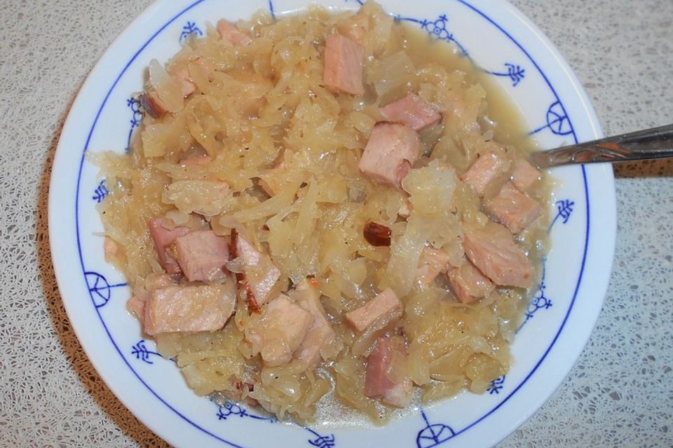 Kasseler mit Sauerkraut