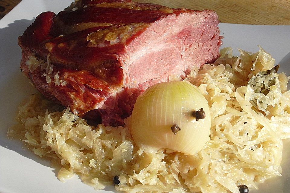 Kasseler mit Sauerkraut