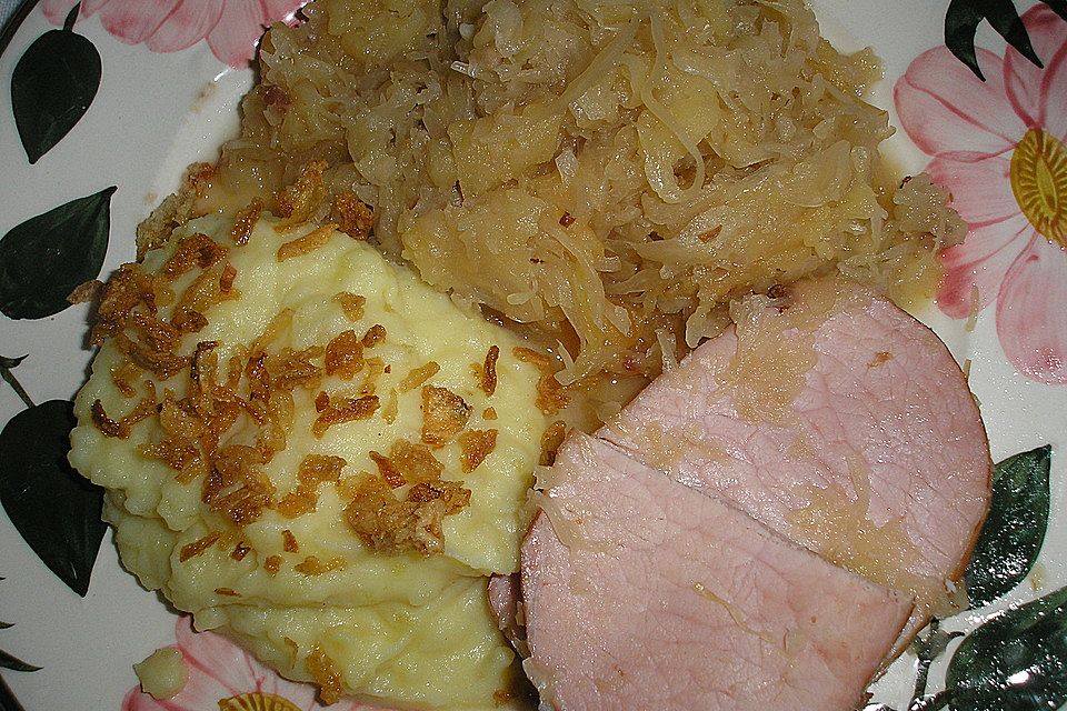 Kasseler mit Sauerkraut