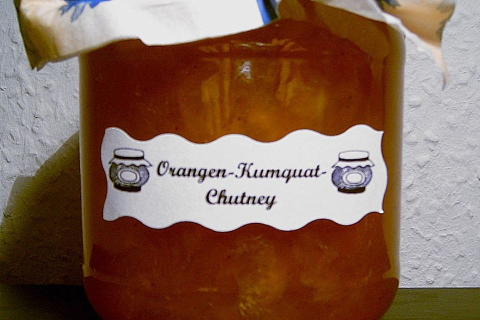 Orangen - Kumquat - Chutney