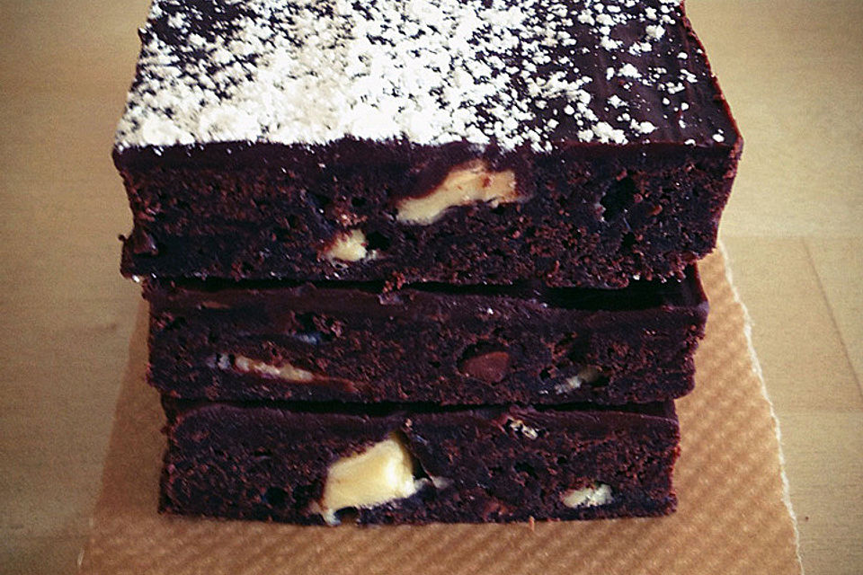 Triple Chocolate Brownies