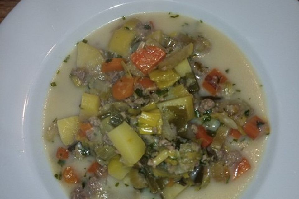 Allgäuer Kartoffelcreme-Suppe