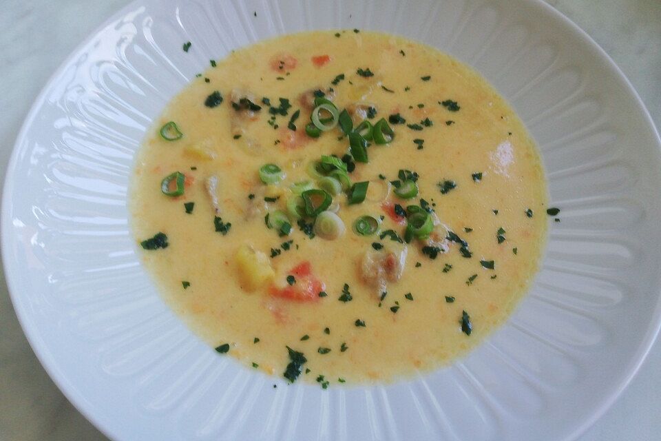 Allgäuer Kartoffelcreme-Suppe