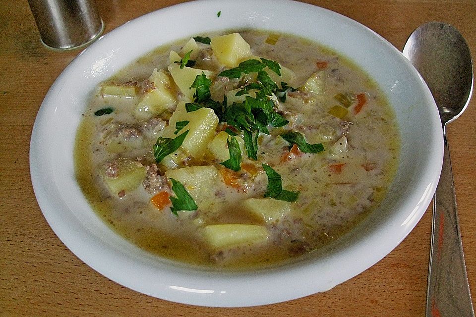 Allgäuer Kartoffelcreme-Suppe