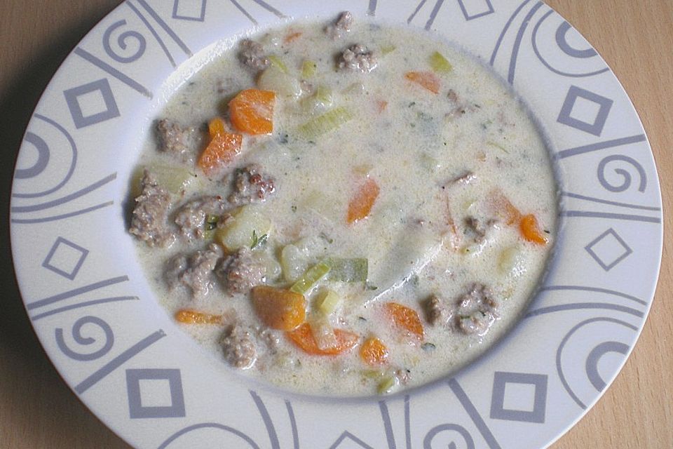 Allgäuer Kartoffelcreme-Suppe