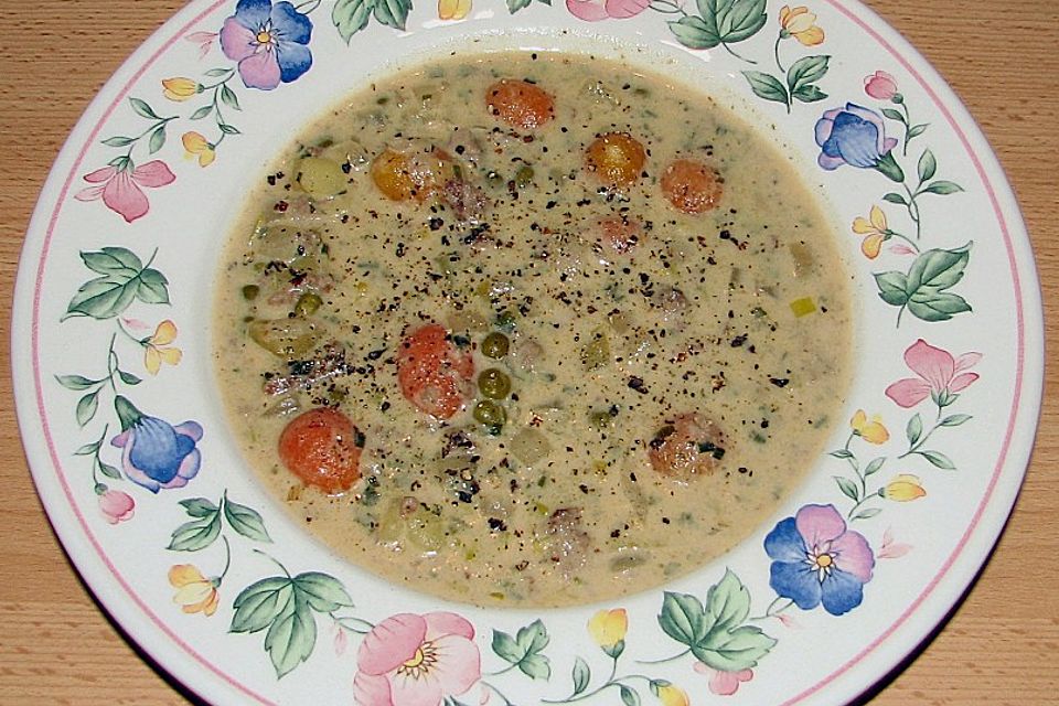 Allgäuer Kartoffelcreme-Suppe