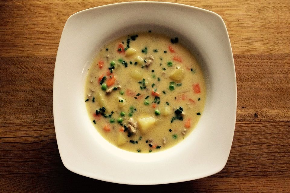 Allgäuer Kartoffelcreme-Suppe