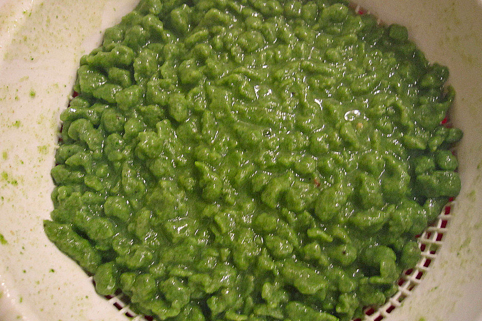 Spinatspätzle