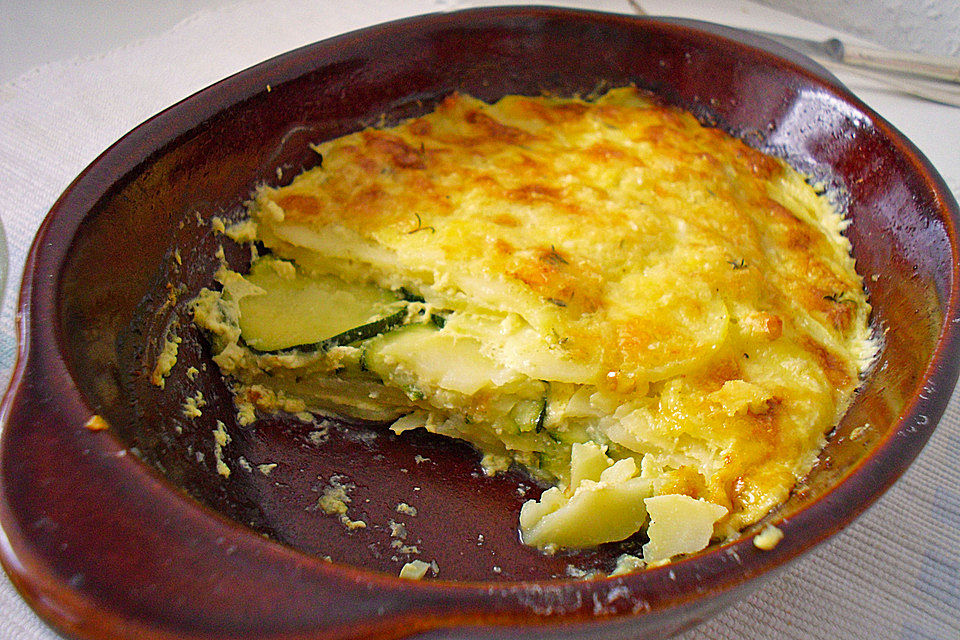 Zucchini - Kartoffel - Auflauf