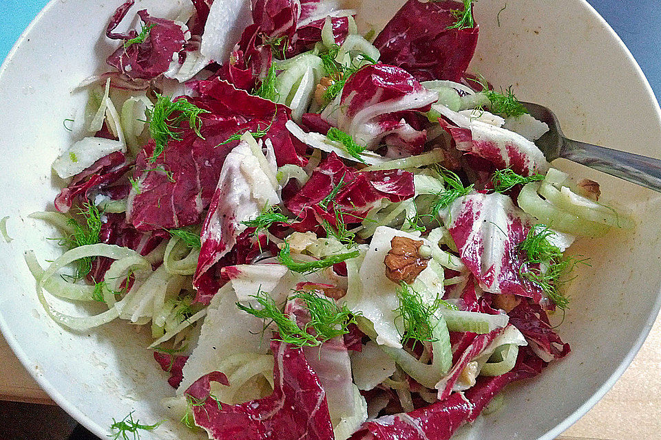 Radicchio-Fenchel-Salat