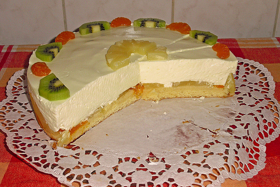 Ananas - Zitronen - Torte