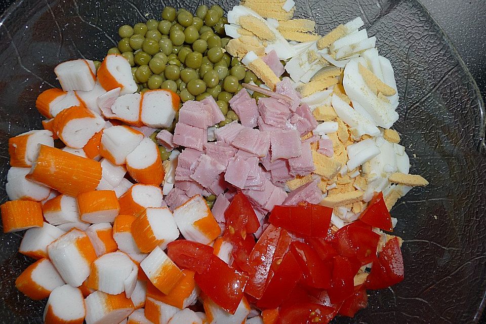 Surimi - Schinken - Salat