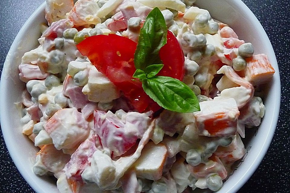 Surimi - Schinken - Salat