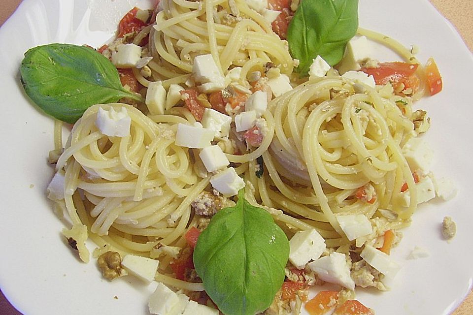 Spaghetti mit Eierspeis